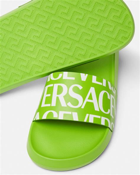 versace pool slides sale|versace allover slides.